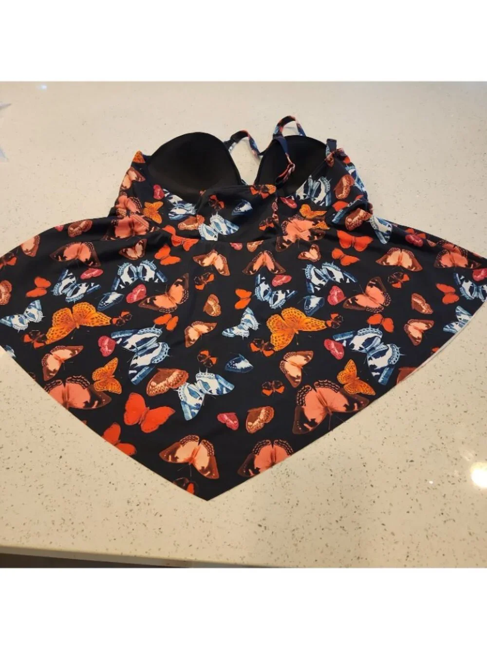 torrid tankini top 3 3x Black Butterfly Swimwear
